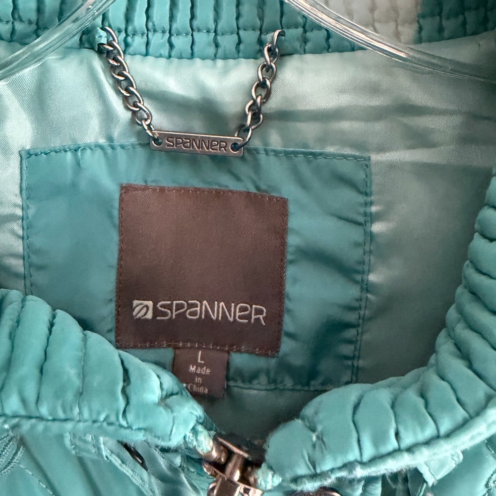 Spanner Teal Puffer Jacket - image 5